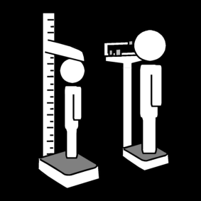 measuring and weighing / weighing and measuring